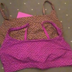 Fendi Skim new bralettes never worn both colors included